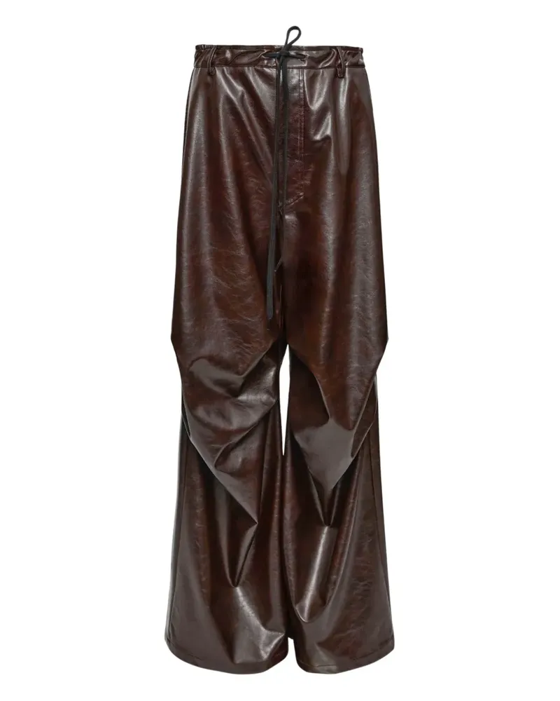 Maison Margiela Drapierte Hose - Braun Braun