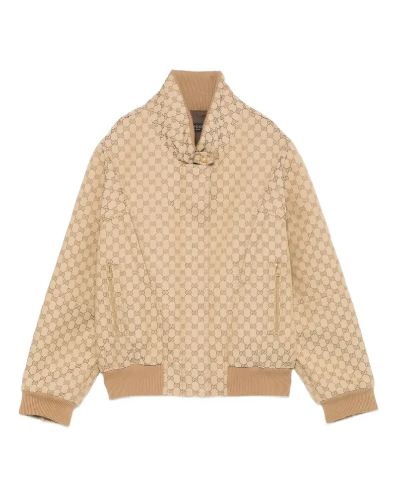 Gucci Jacke mit GG - Nude Nude