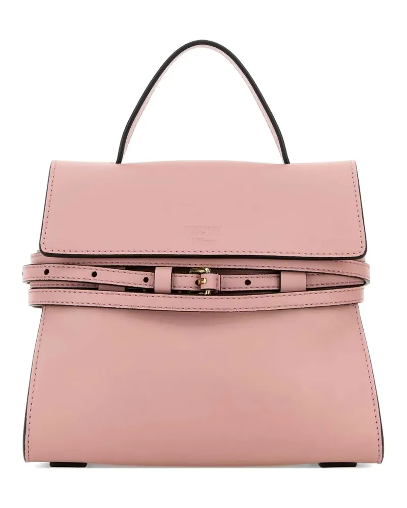 Moschino top handle belted mini bag - Rosa Rosa