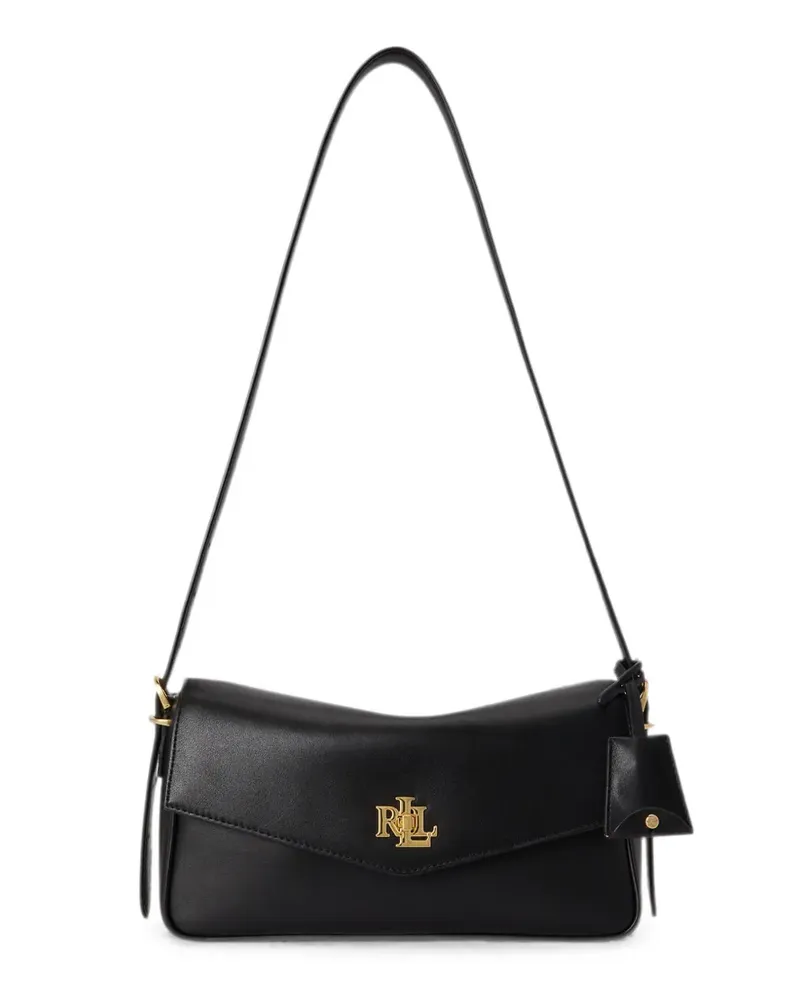 Ralph Lauren Schultertasche mit Logo-Schild - Schwarz Schwarz