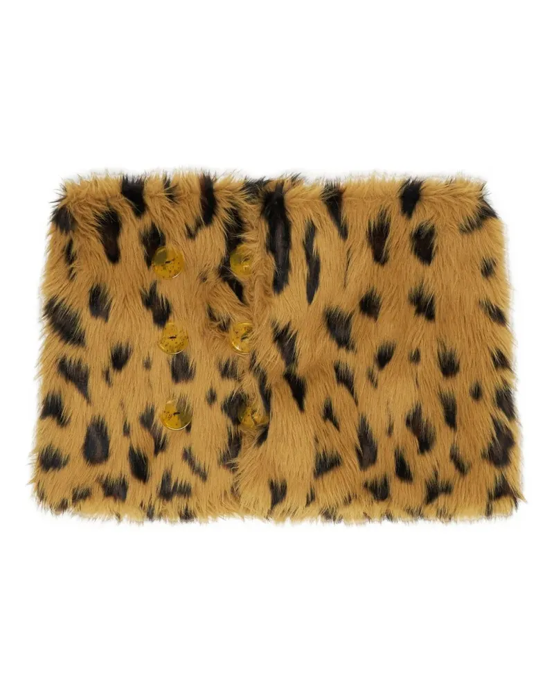 BIMBA Y LOLA Schal mit Animal-Print - Braun Braun