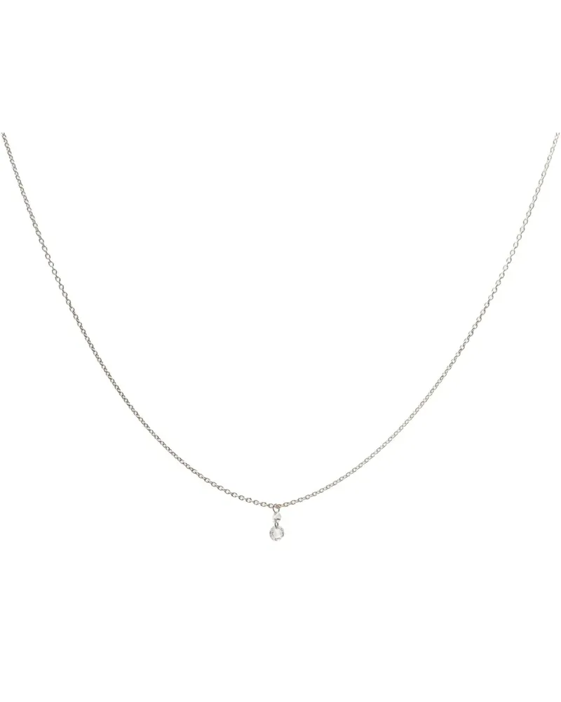 WHITE BIRD 18K white gold Capucine diamond necklace - Weiß Weiß