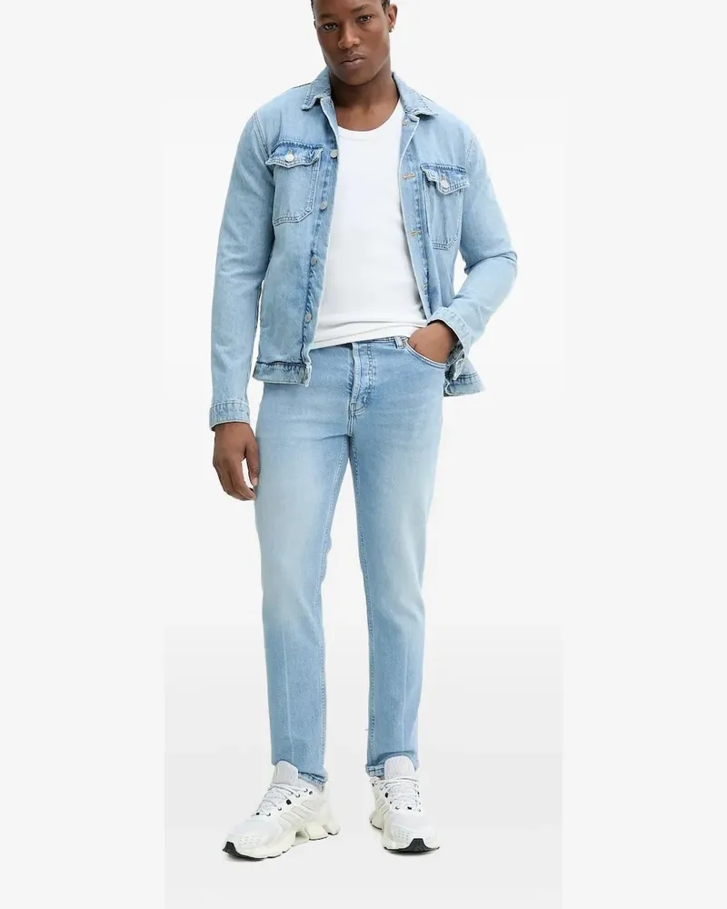 HUGO BOSS Jeans mit Logo-Patch - Blau Blau