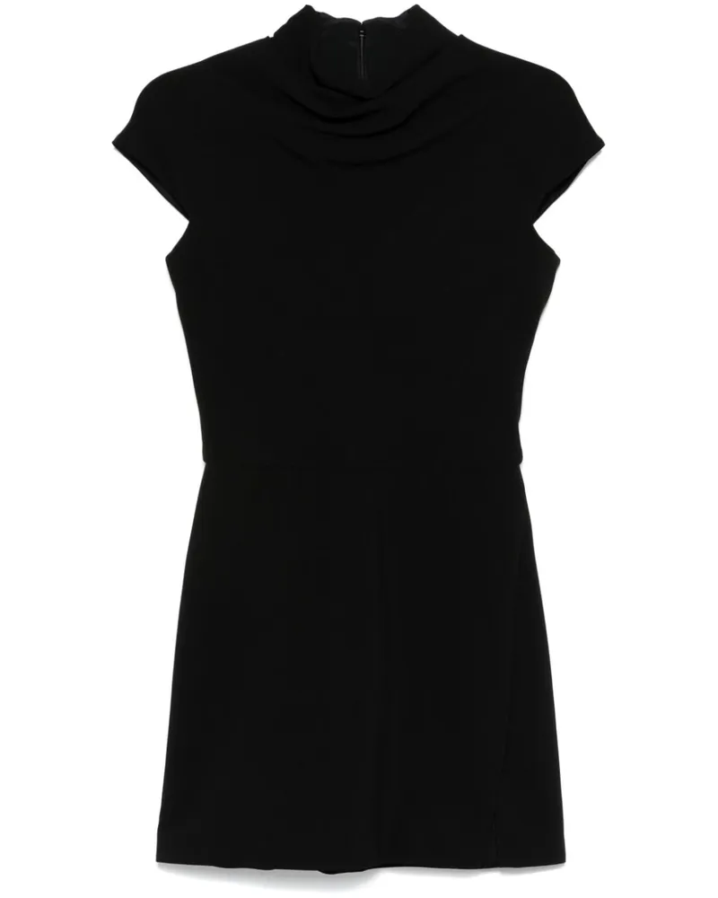 Versace Minikleid aus Krepp - Schwarz Schwarz