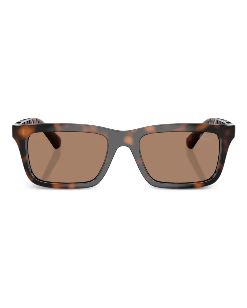 Burberry Sonnenbrille mit eckigem Gestell - Braun Braun