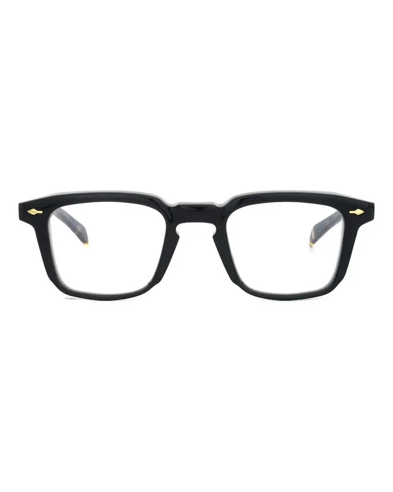 Jacques Marie Mage Brille mit eckigem Gestell - Schwarz Schwarz