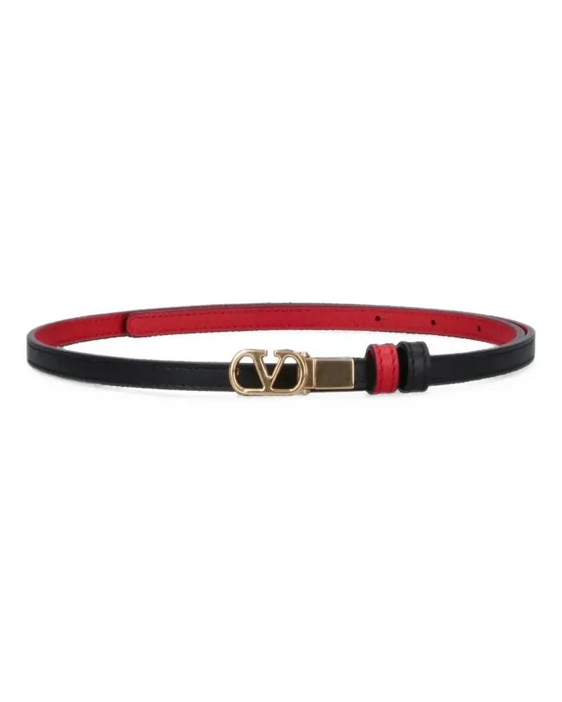 Valentino Garavani Wendbarer VLogo Signature Gürtel - Schwarz Schwarz