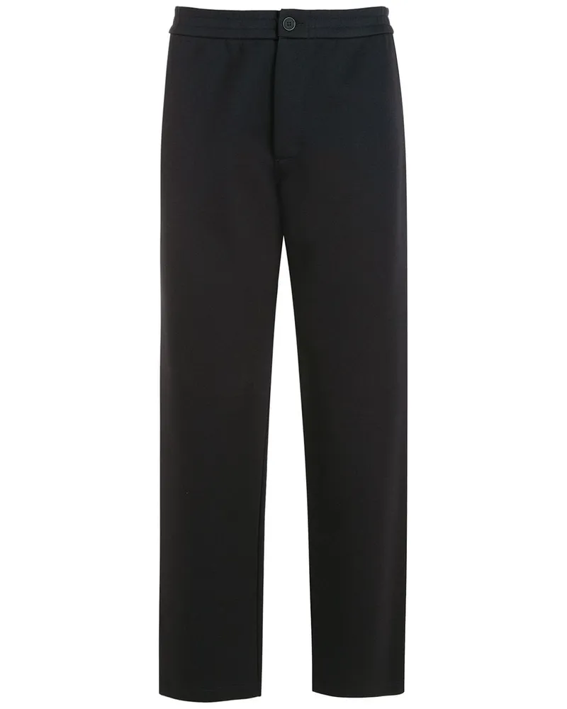 Giorgio Armani Hose mit geradem Bein - Schwarz Schwarz