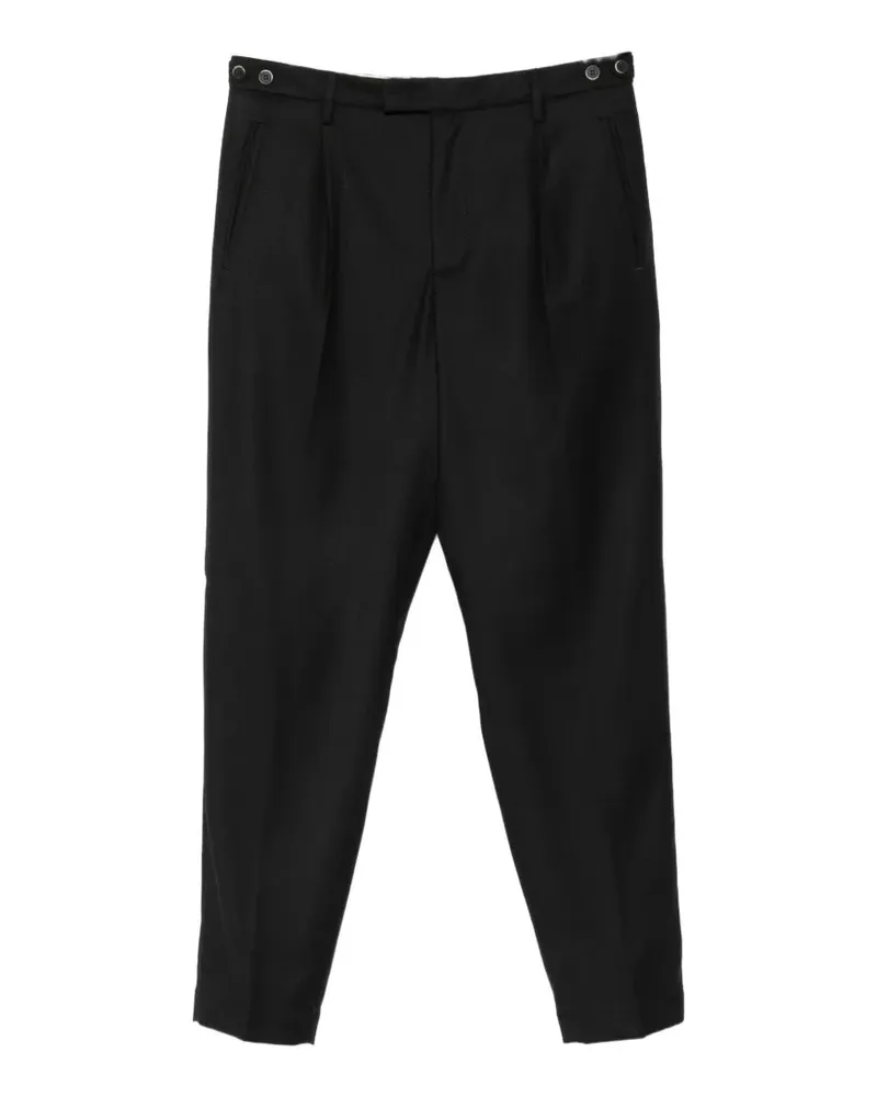 BARENA pleated straight-leg trousers - Schwarz Schwarz