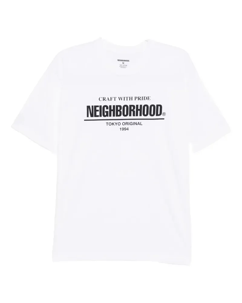 Neighborhood printed T-shirt - Weiß Weiß