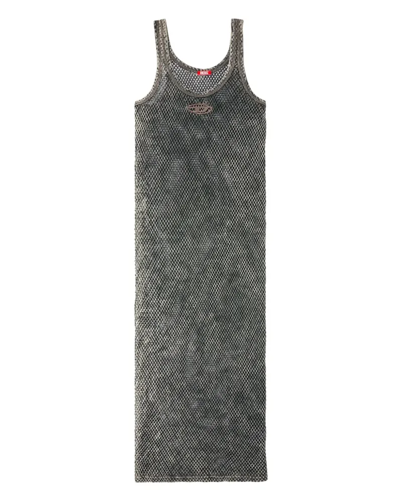 Diesel Maeve-Utlt Trägerkleid aus Mesh - Grau Grau