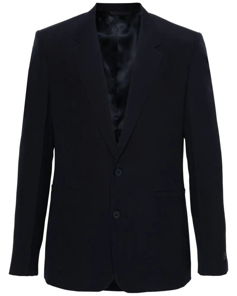 Givenchy Einreihiges Sakko aus Wolle - Blau Blau