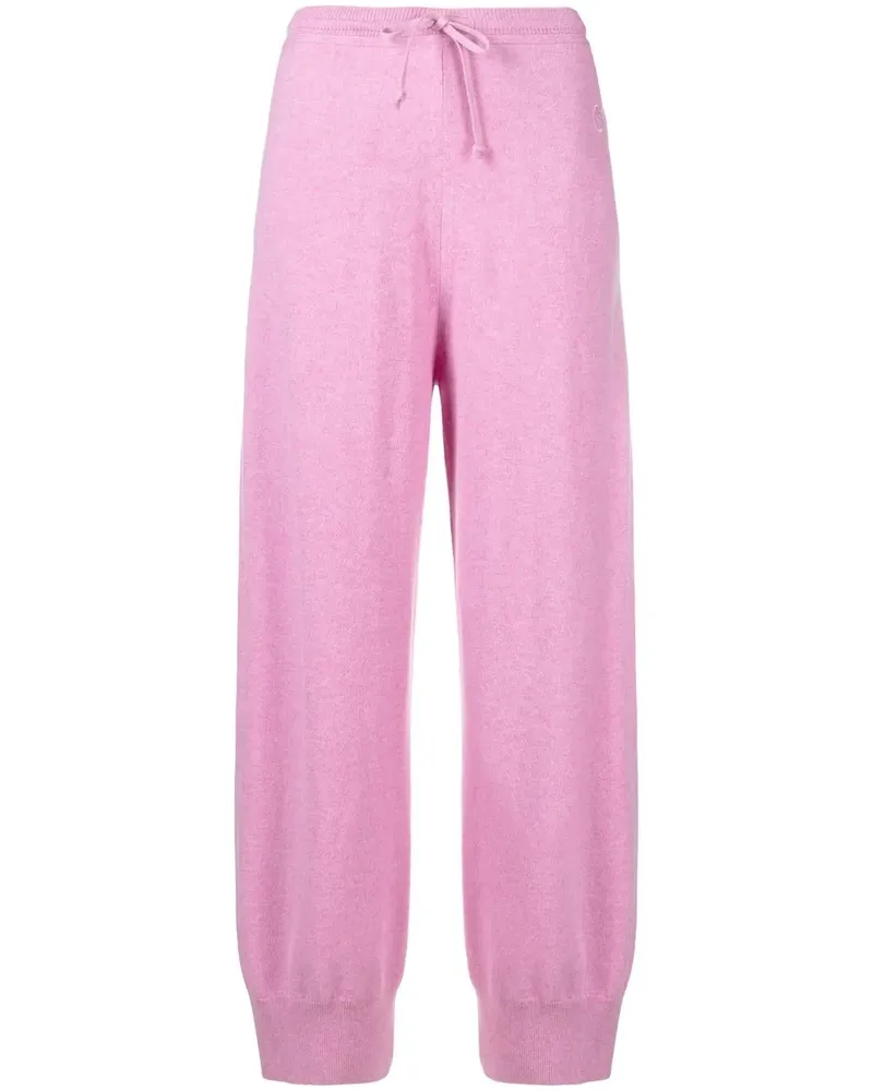 Stella McCartney Gestrickte Hose mit Kordelzug - Rosa Rosa