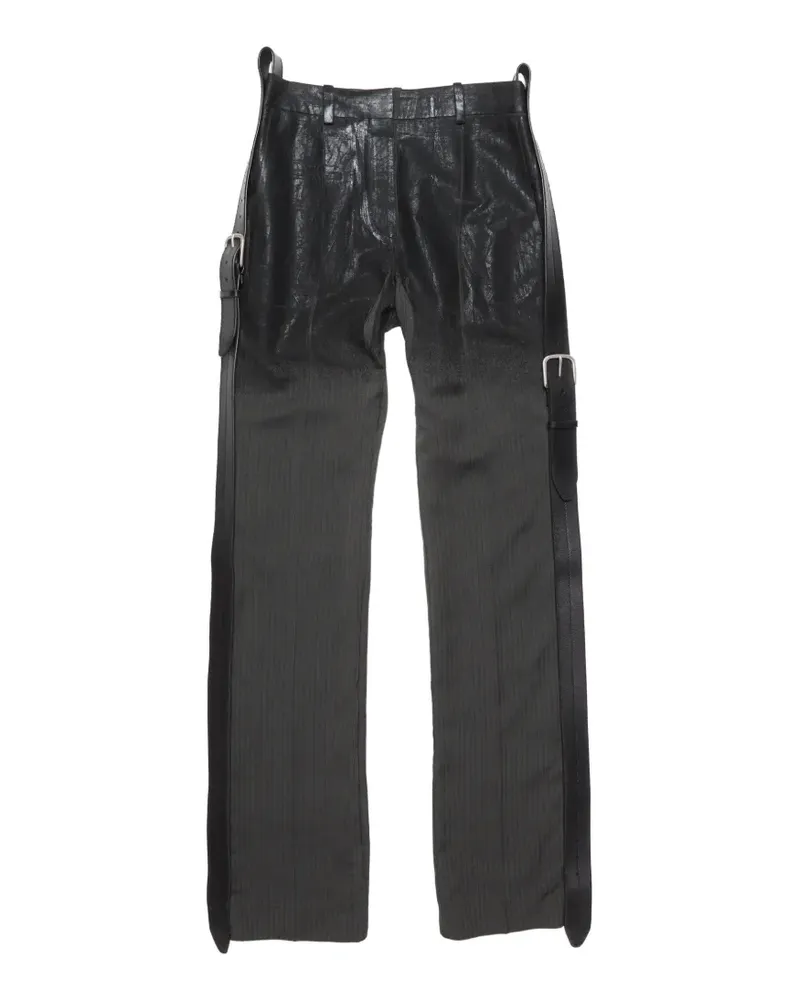 Acne Studios Hose mit Schnallendetail - Schwarz Schwarz