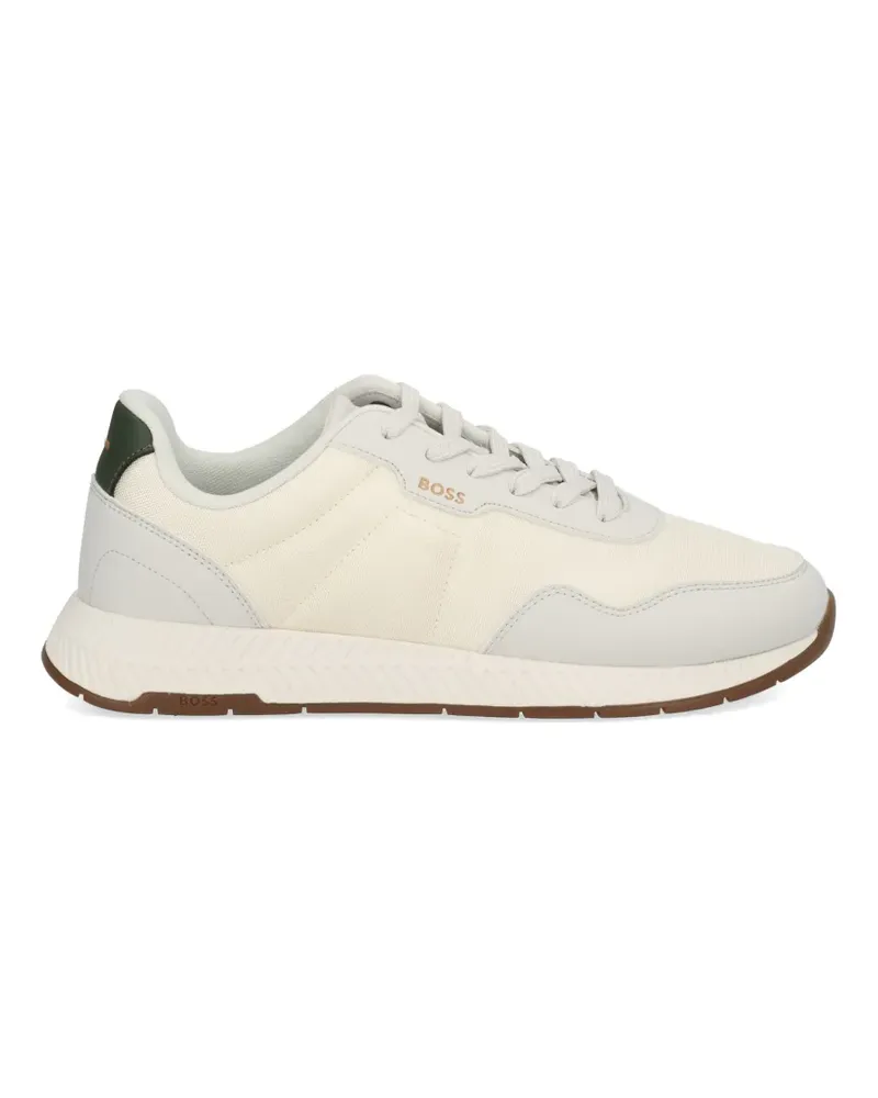 HUGO BOSS Titanium Runn Sneakers mit Einsätzen - Nude Nude