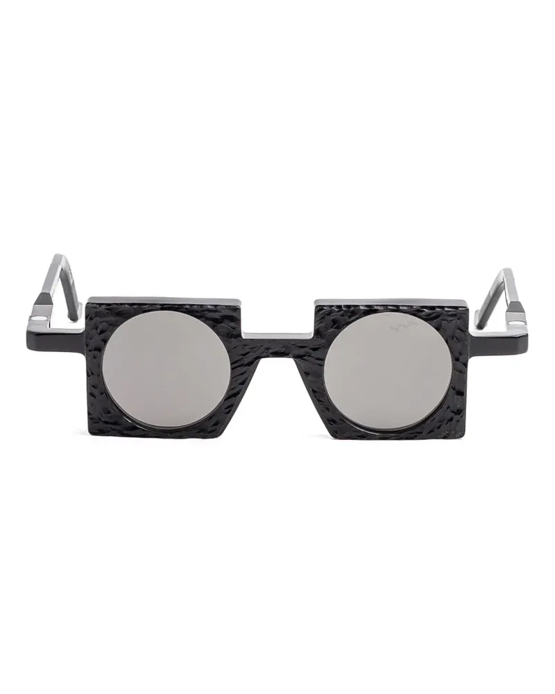 VAVA EYEWEAR textured square-frame sunglasses - Schwarz Schwarz