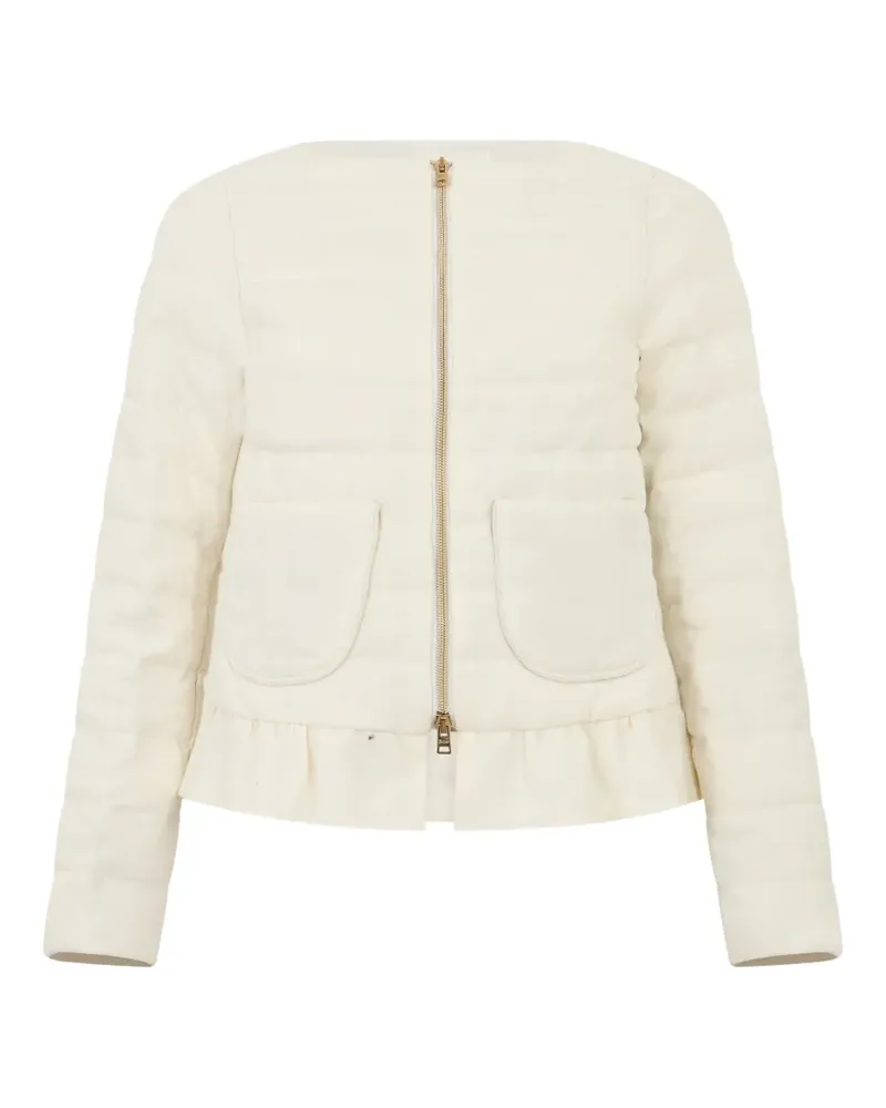 Herno quilted ruffled jacket - Nude Nude