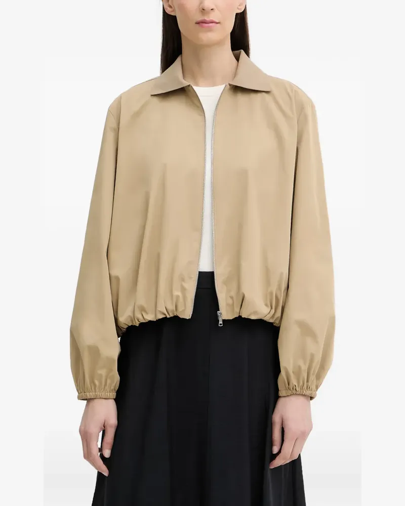 Marc O'Polo zip-up elasticated-hem jacket - Nude Nude