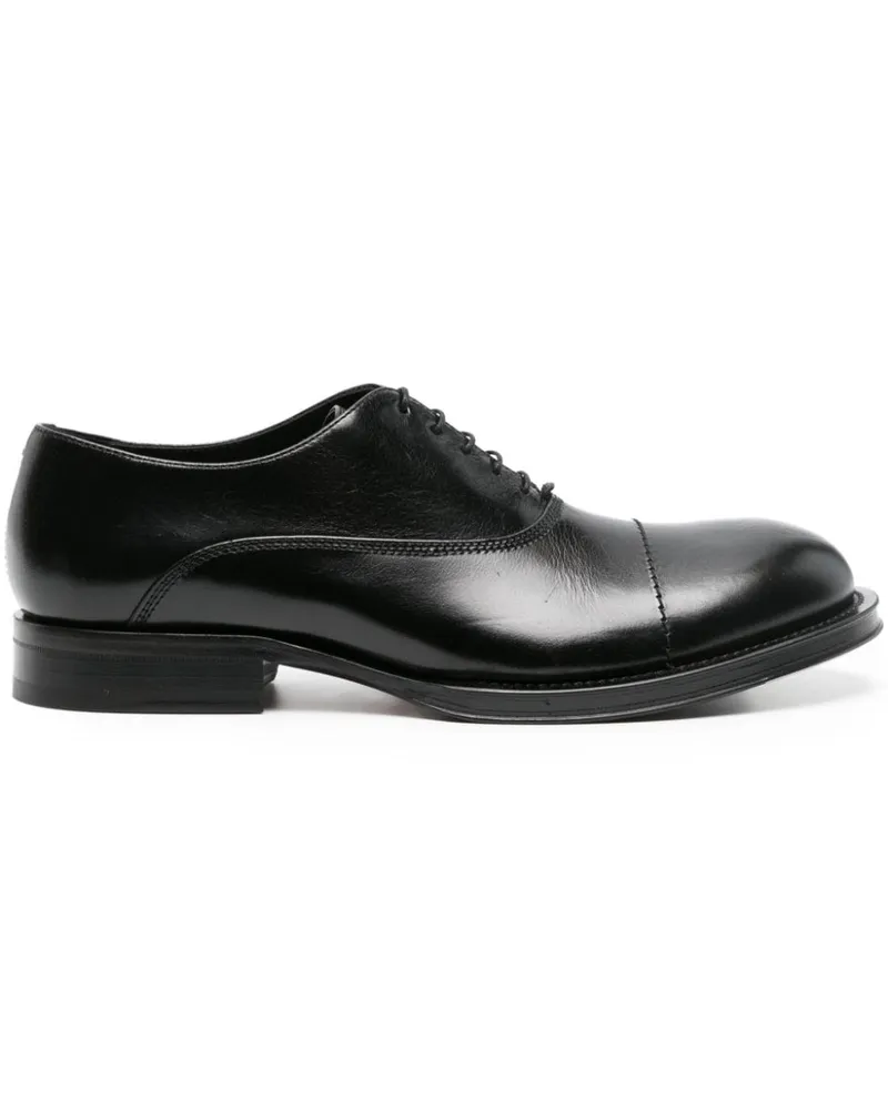 Lanvin Medley lace-up leather oxford shoes Schwarz