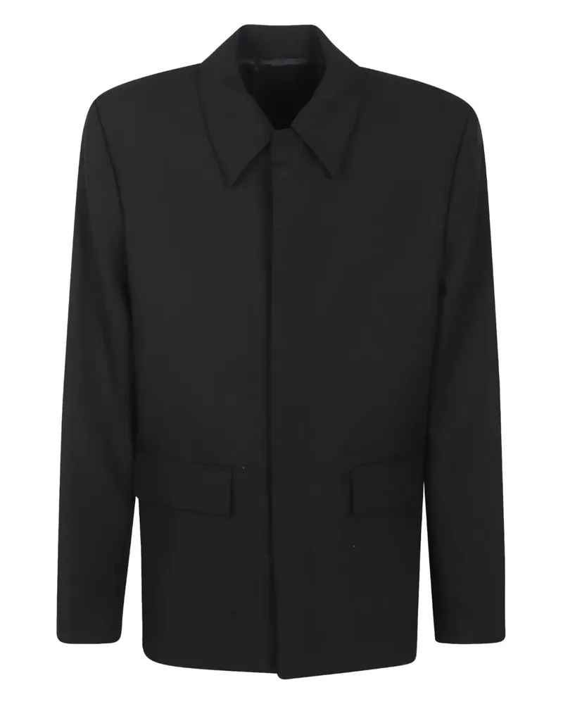 Rier button jacket - Schwarz Schwarz