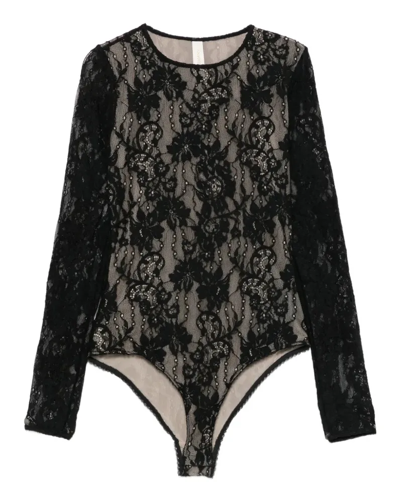 Zimmermann Langärmeliger Body - Schwarz Schwarz