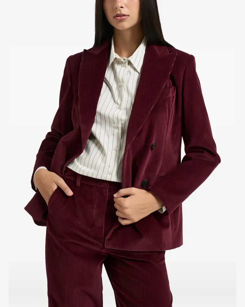 Max Mara Catanga corduroy double-breasted jacket - Rot Rot