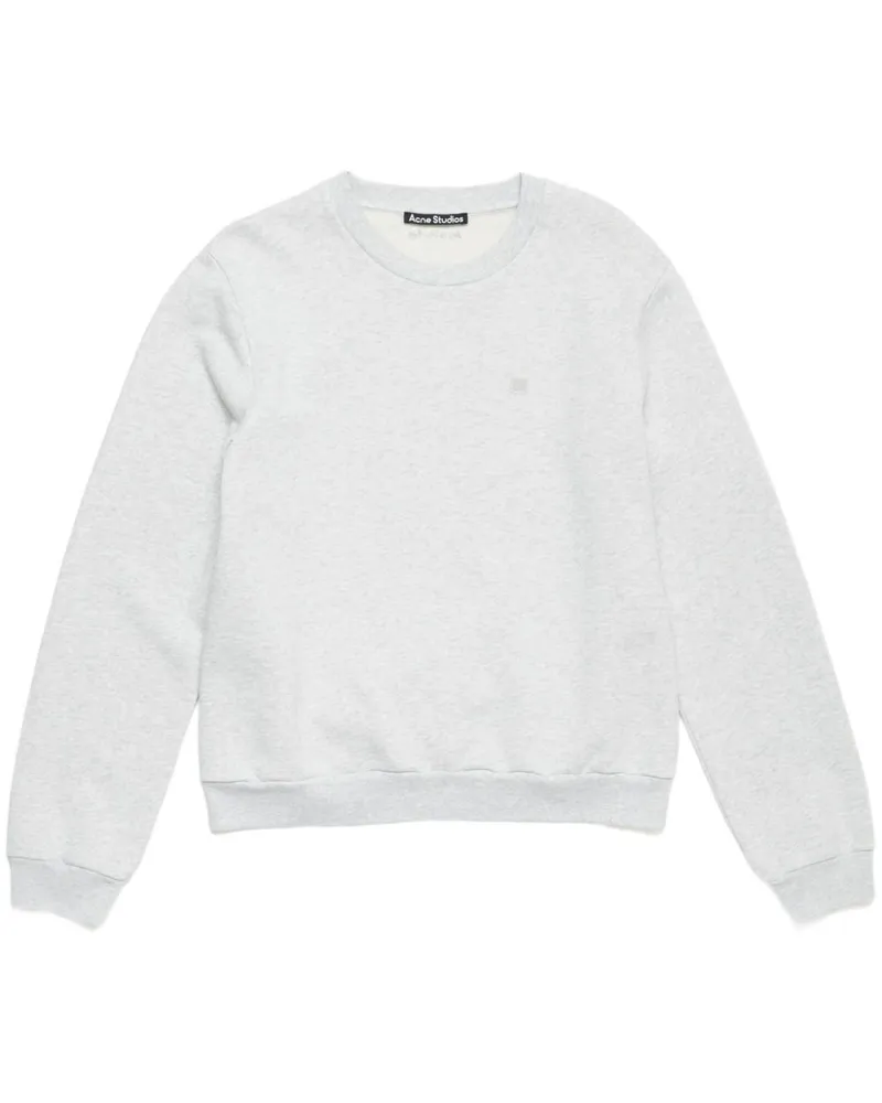 Acne Studios Sweatshirt aus Fleece mit Rundhalsausschnitt - Grau Grau