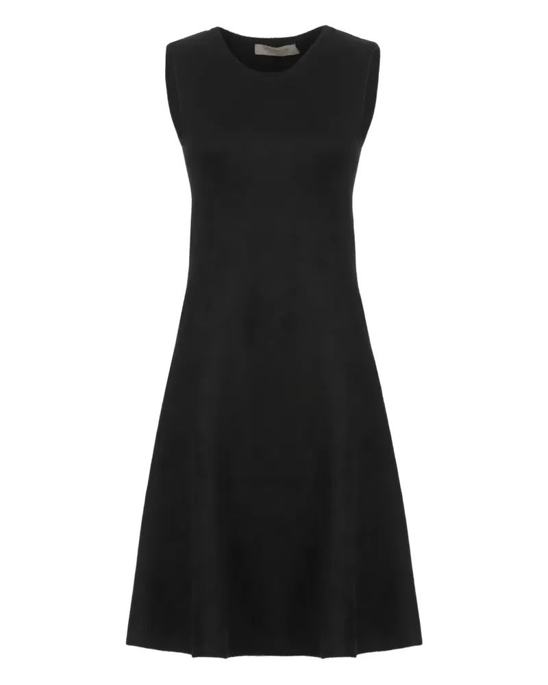 D.EXTERIOR round-neck mini dress - Schwarz Schwarz