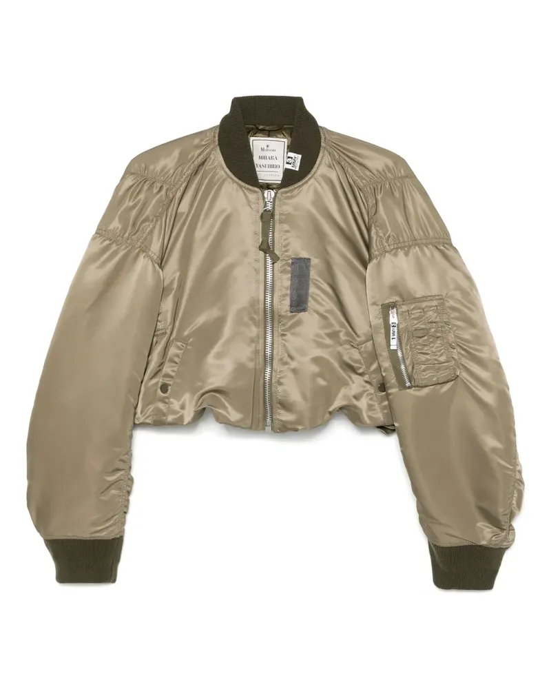 MIHARAYASUHIRO Cropped-Bomberjacke - Grün Grün
