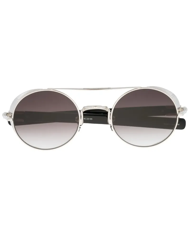 MATSUDA Runde M3128 Sonnenbrille - Schwarz Schwarz