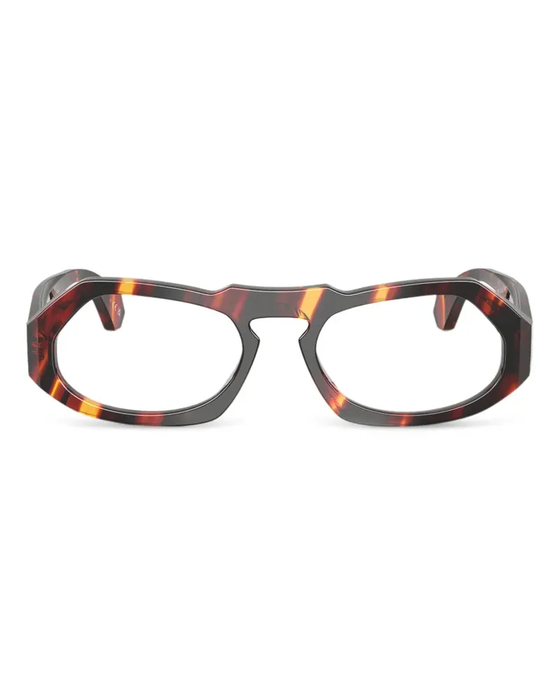 Alain Mikli geometric-frame glasses - Braun Braun