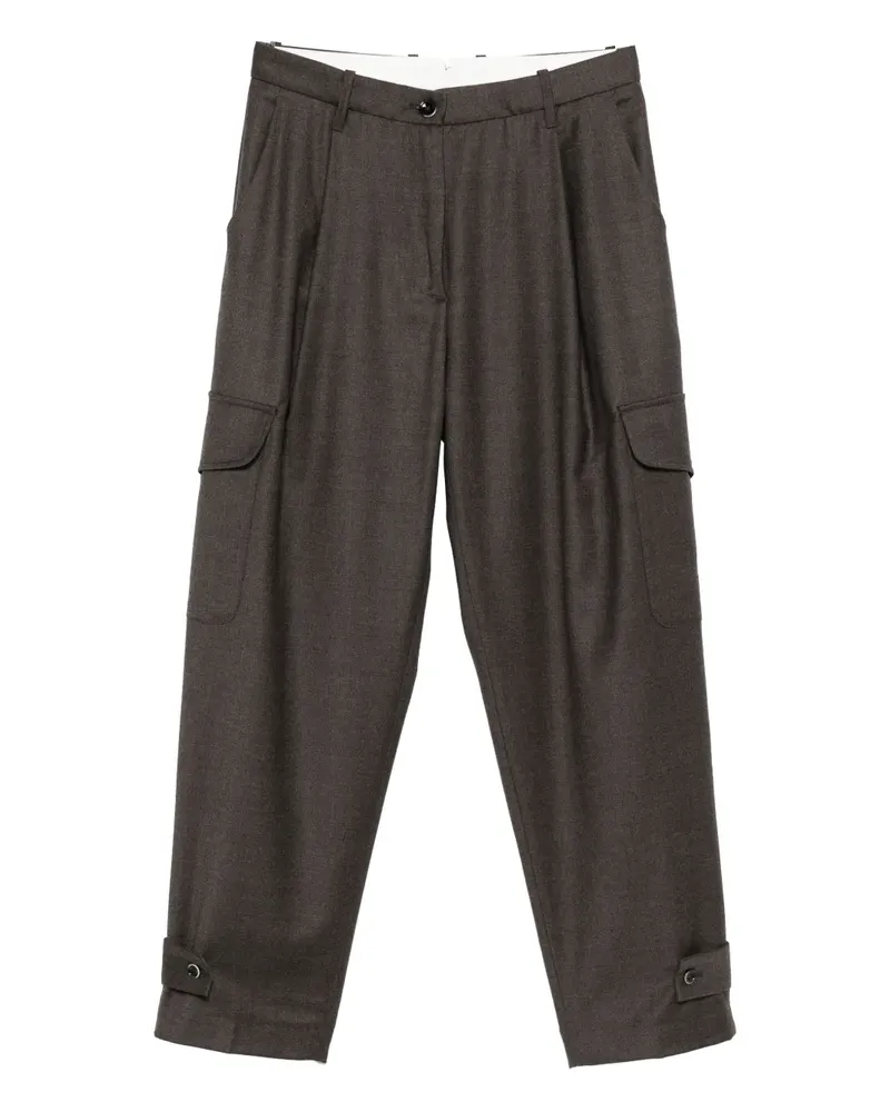 nine:inthe:morning pleated trousers - Braun Braun