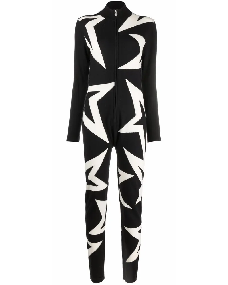 Perfect Moment Jumpsuit mit Print - Schwarz Schwarz