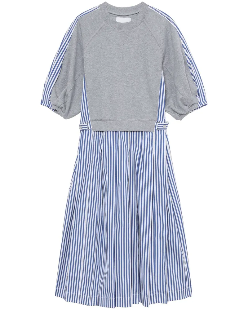 3.1 phillip lim Sweatshirtkleid im Kombi-Look - Grau Grau