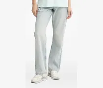 Lou Jeans mit Acid-Wash-Effekt - Blau