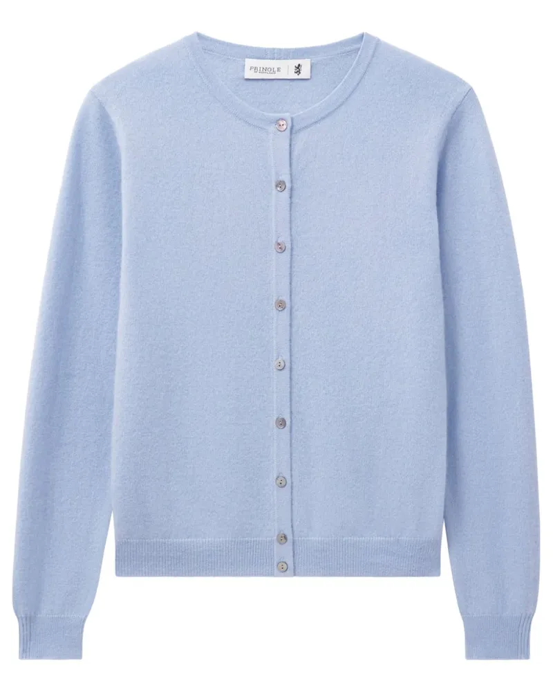 Pringle of Scotland Kaschmircardigan mit Rundhalsausschnitt - Blau Blau