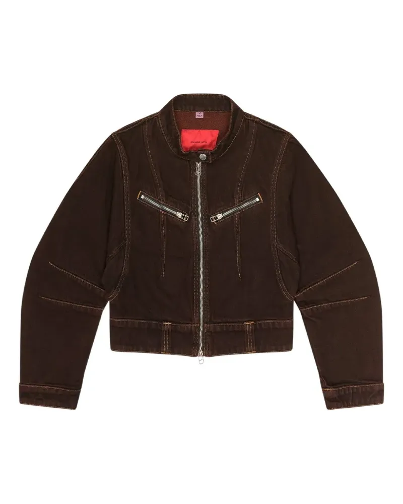 Eckhaus Latta Signal jacket - Braun Braun