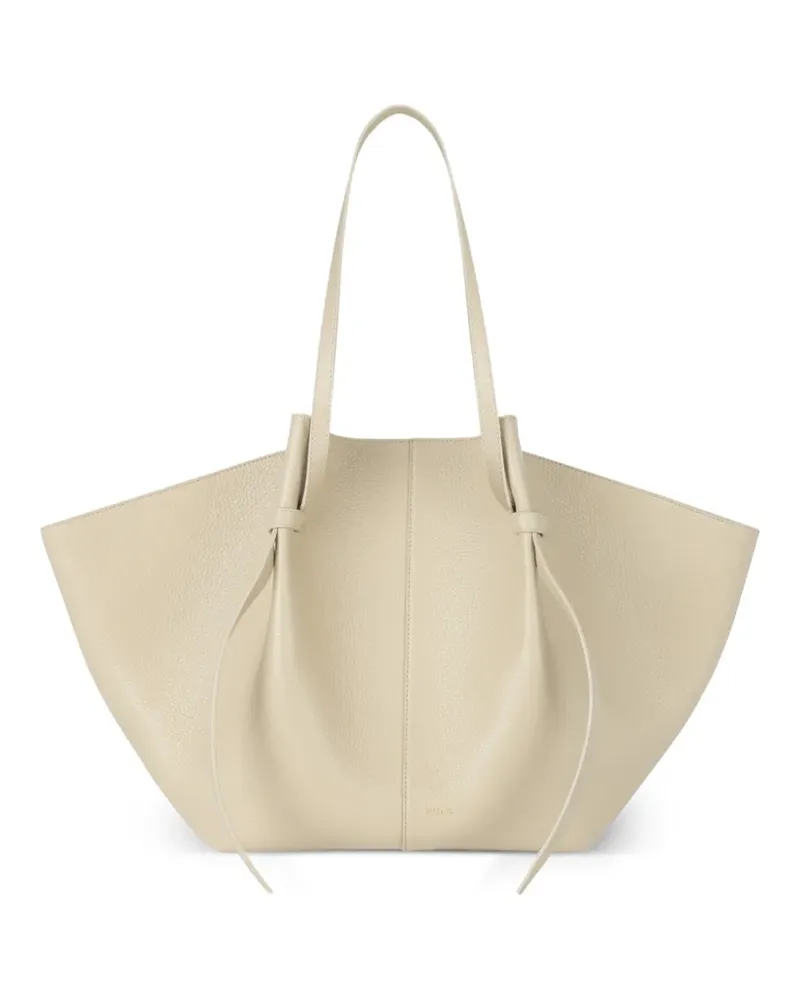YUZEFI Xl Mochi leather shoulder bag - Nude Nude