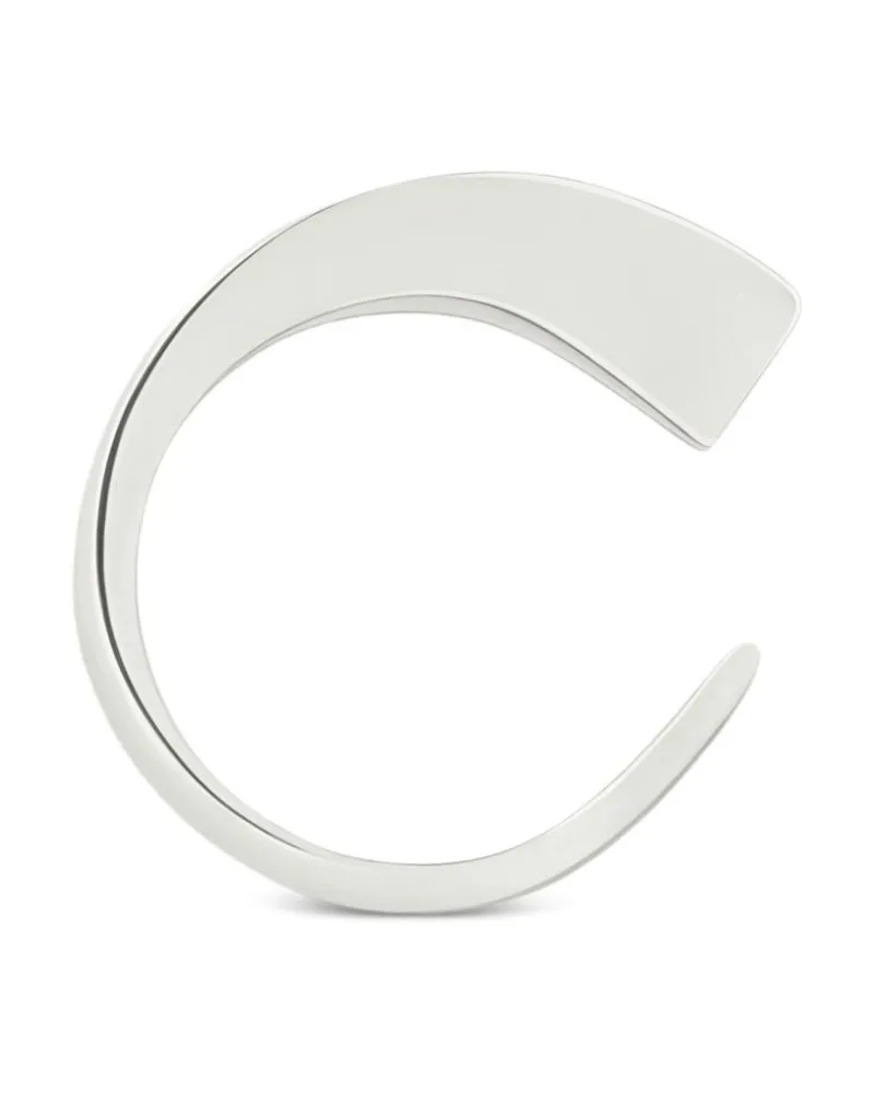 Courrèges Asymmetrischer Ring - Silber Silber