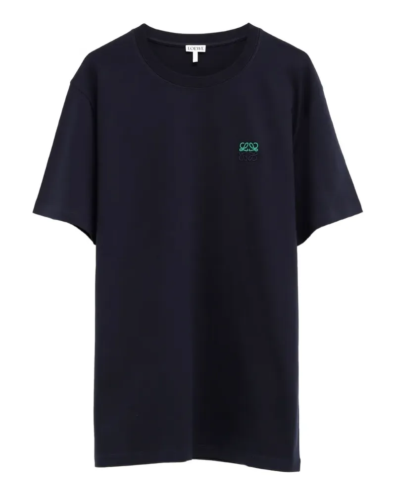 Loewe Sweatshirt mit aufgesticktem Anagram - Blau Blau