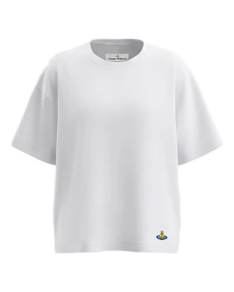 Vivienne Westwood Orb-embroidered T-shirt - Weiß Weiß