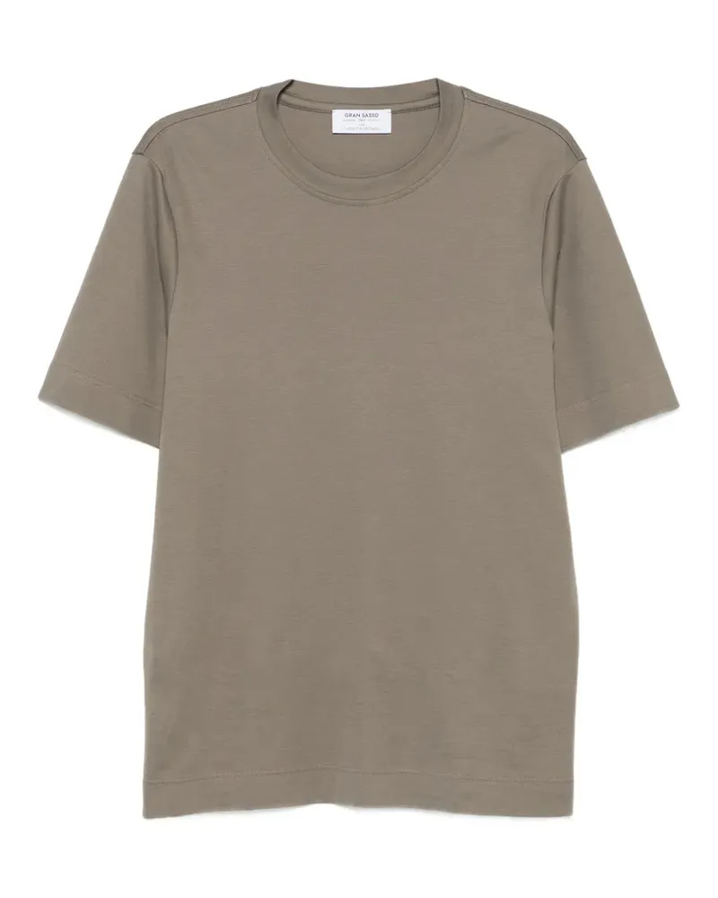 Gran Sasso T-Shirt mit rundem Ausschnitt - Grün Grün