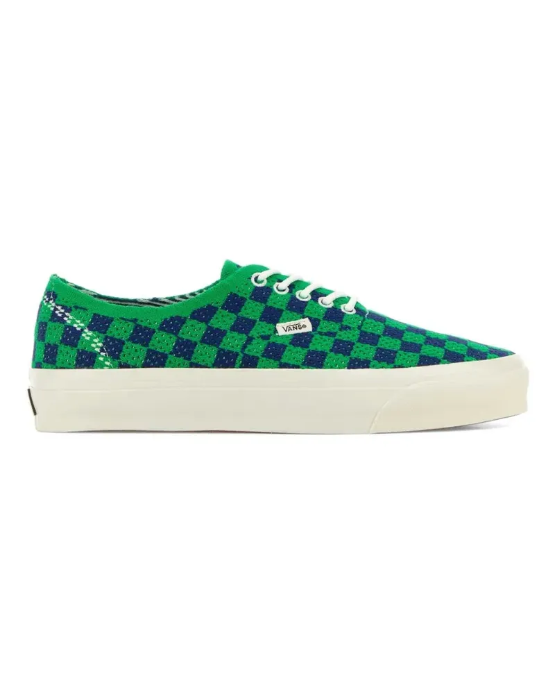 Vans Premium Authentic Checkerboard sneakers - Grün Grün
