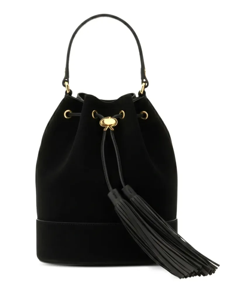 Gianvito Rossi Sienna Beuteltasche mit Quaste - Schwarz Schwarz