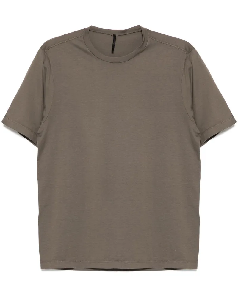 TRANSIT T-Shirt mit rundem Ausschnitt - Braun Braun