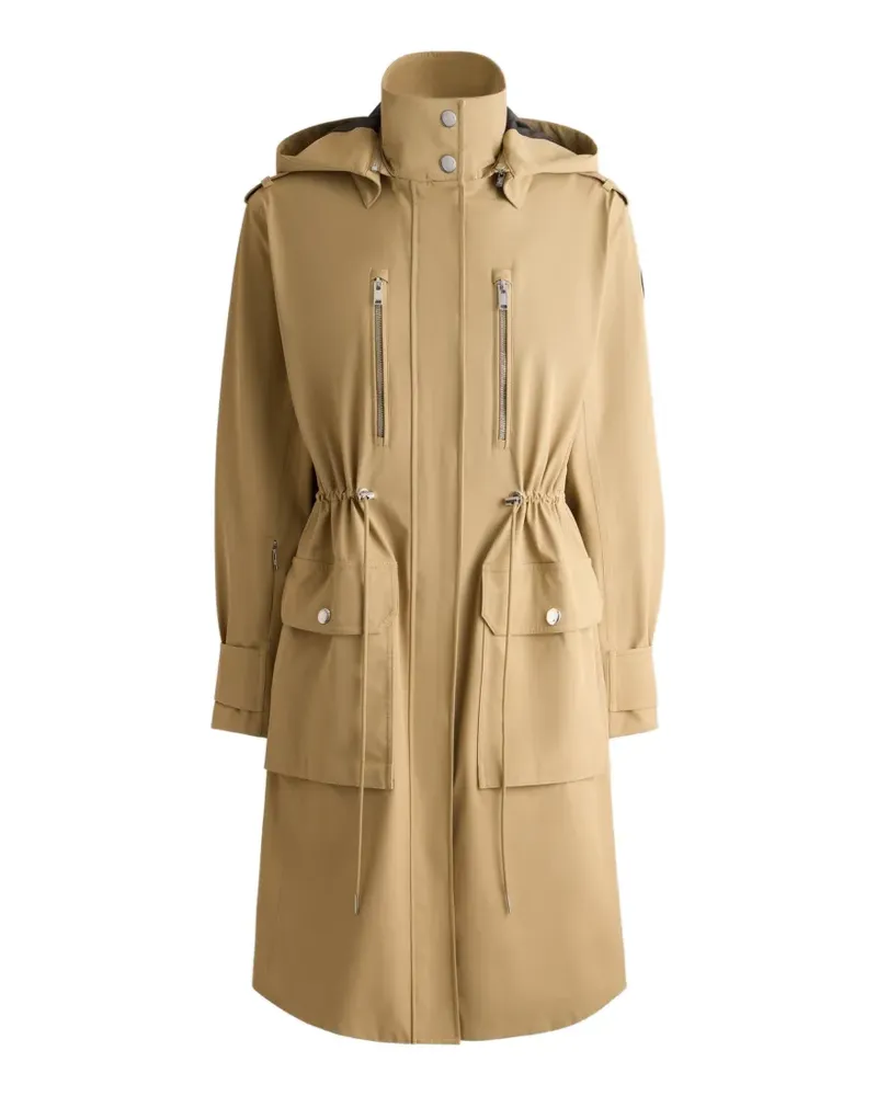 FUSALP zip detachable hood parka - Nude Nude
