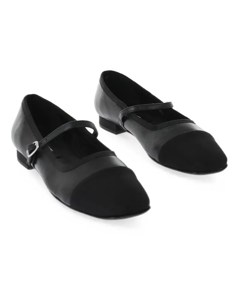 Carel Giselle Ballerinas mit Schnallengurt - Schwarz Schwarz