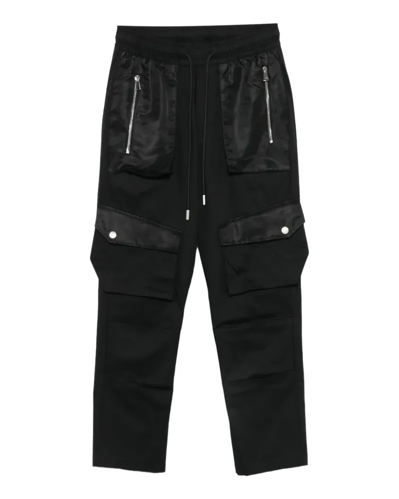 Yes London panelled cargo pants - Schwarz Schwarz