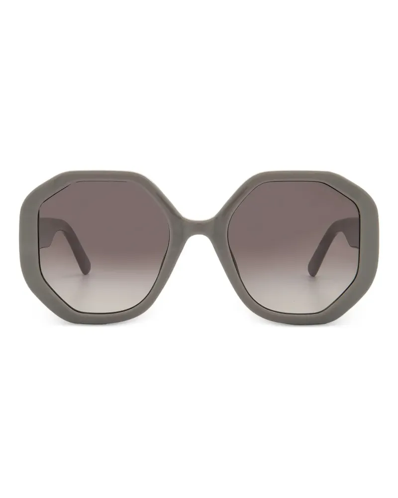 Marc Jacobs Sonnenbrille mit rundem Gestell - Grau Grau