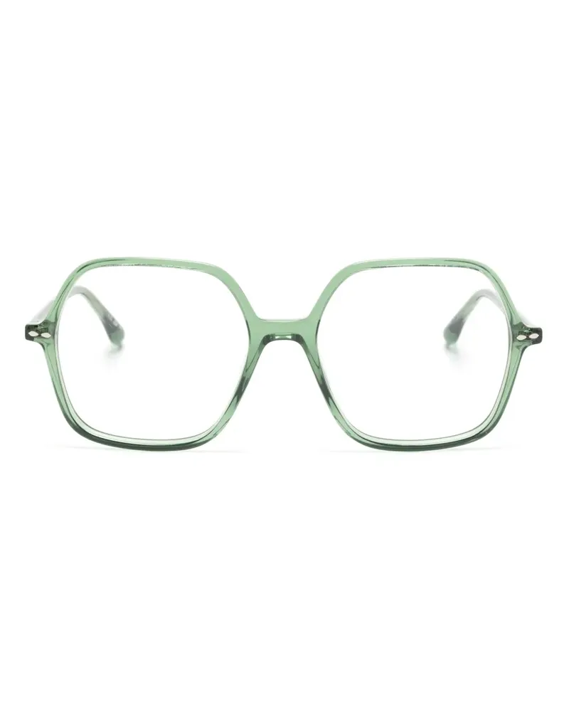 Isabel Marant Brille mit eckigem Gestell - Grün Grün